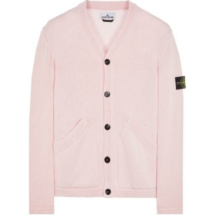 【代購】STONE ISLAND SS24 Knitwear Unisex Pink