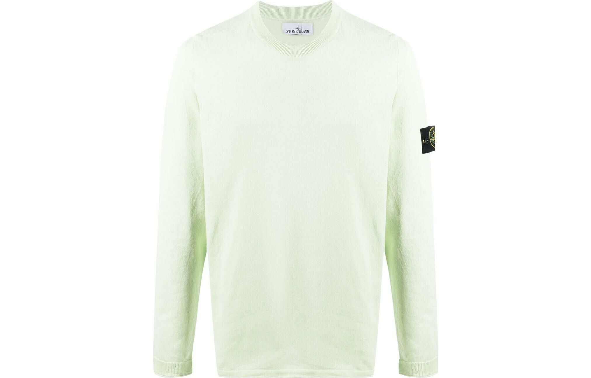 【代購】STONE ISLAND Logo-patch Long-sleeve Sweatshirt