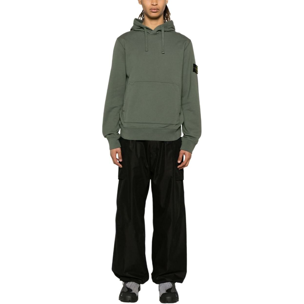 【代購】STONE ISLAND Compass Patch Drawstring Hoodie