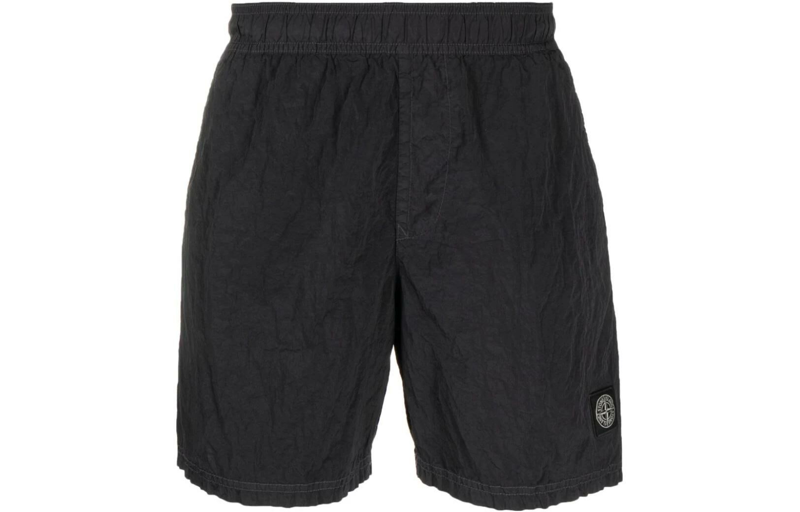 【代購】STONE ISLAND Logo Patch Elasticated Waist Shorts