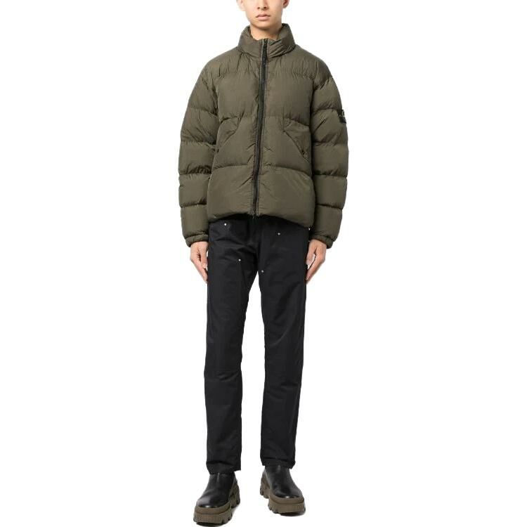 【代購】STONE ISLAND Down Jacket Coat Men's Olive Green
