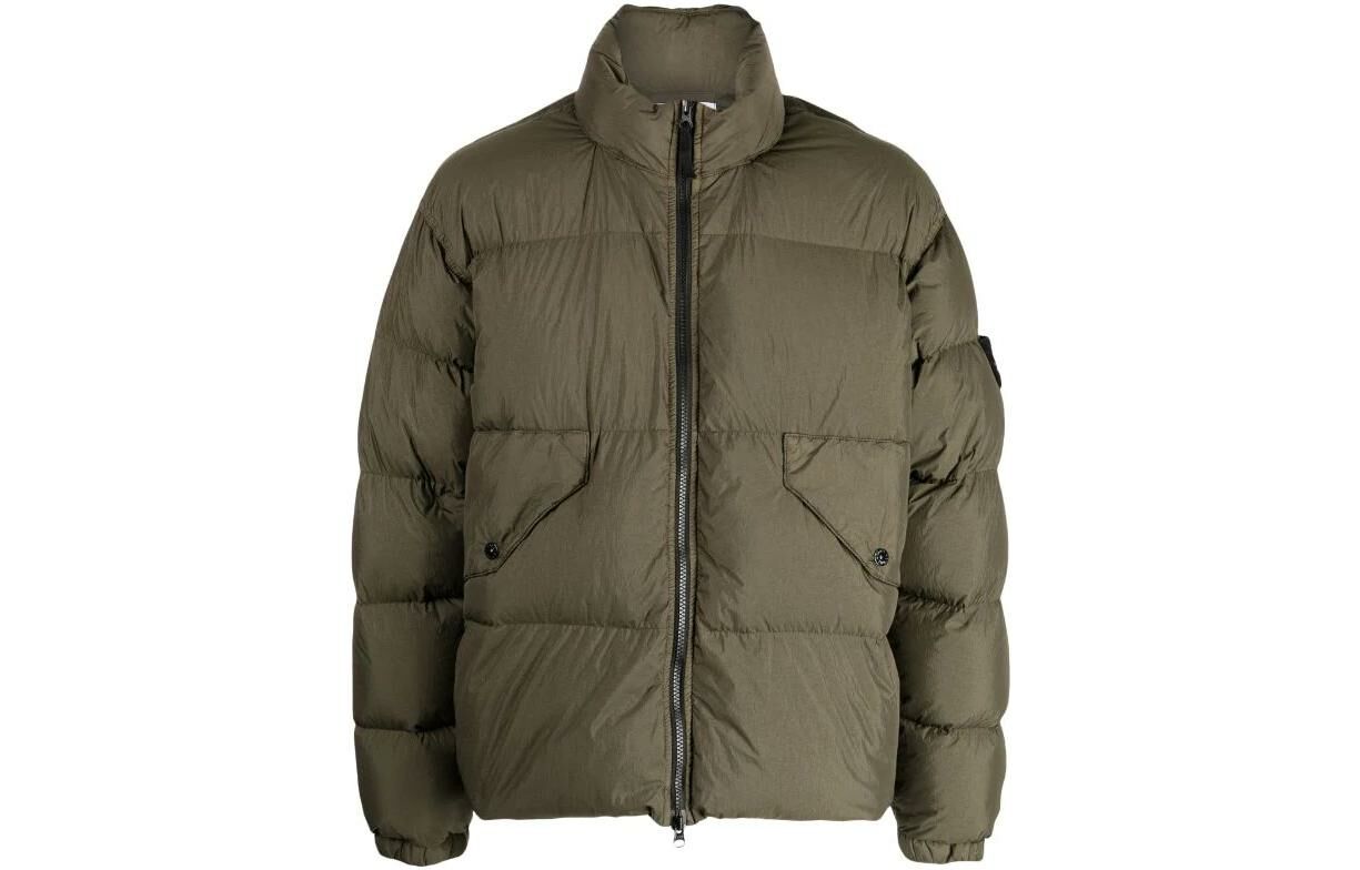 【代購】STONE ISLAND Down Jacket Coat Men's Olive Green
