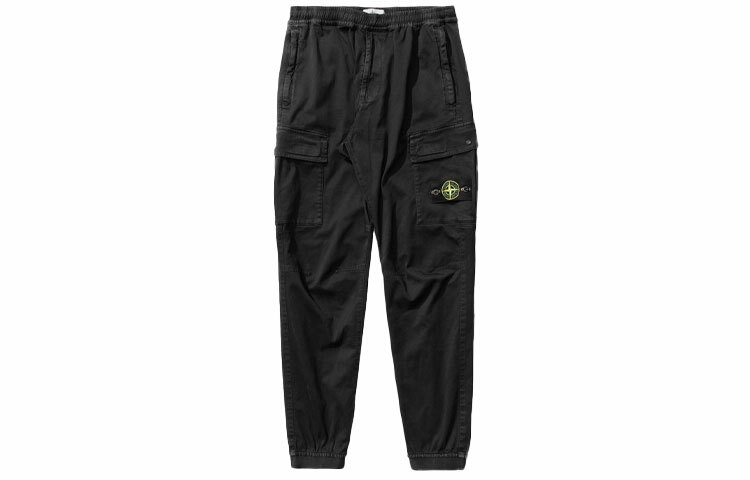 【代購】STONE ISLAND Casual Pants Men's Black