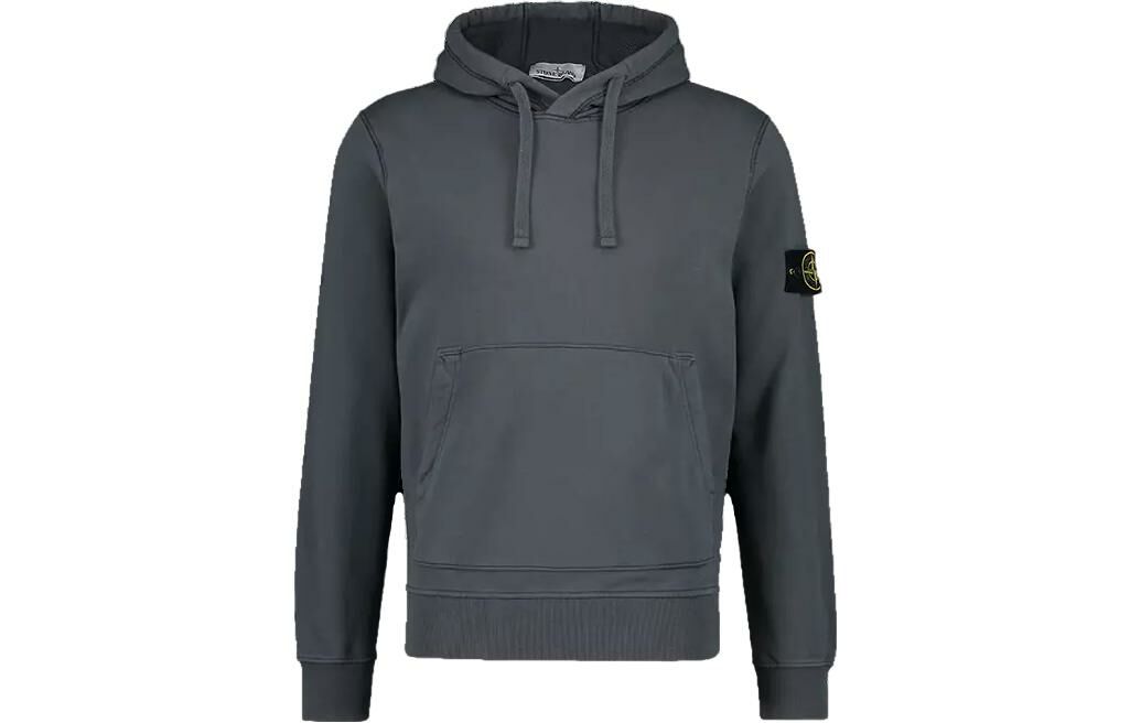 【代購】STONE ISLAND Logo-appliqué Cotton Hoodie