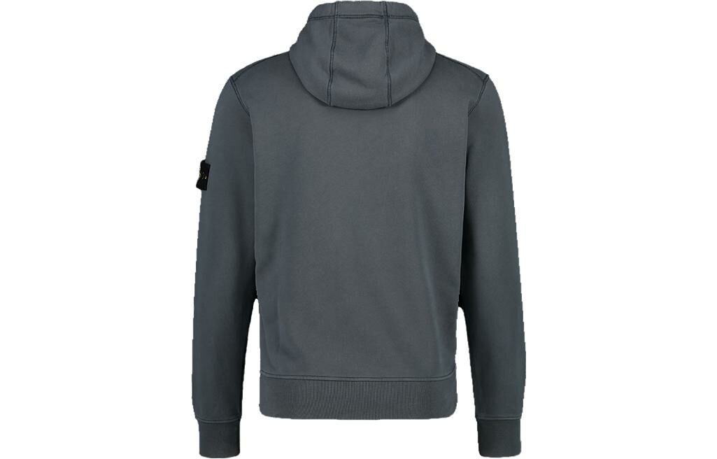 【代購】STONE ISLAND Logo-appliqué Cotton Hoodie