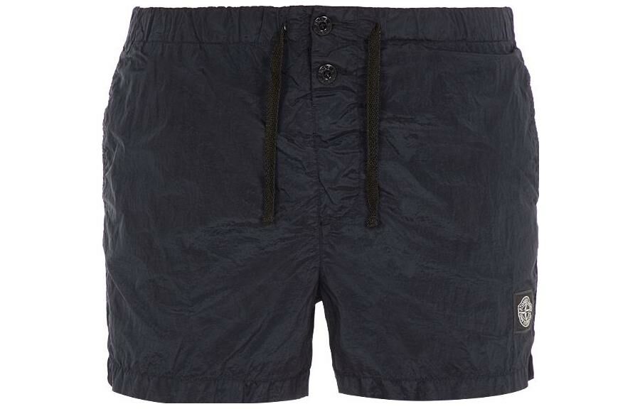 【代購】STONE ISLAND Logo Patch Drawstring Swim Shorts