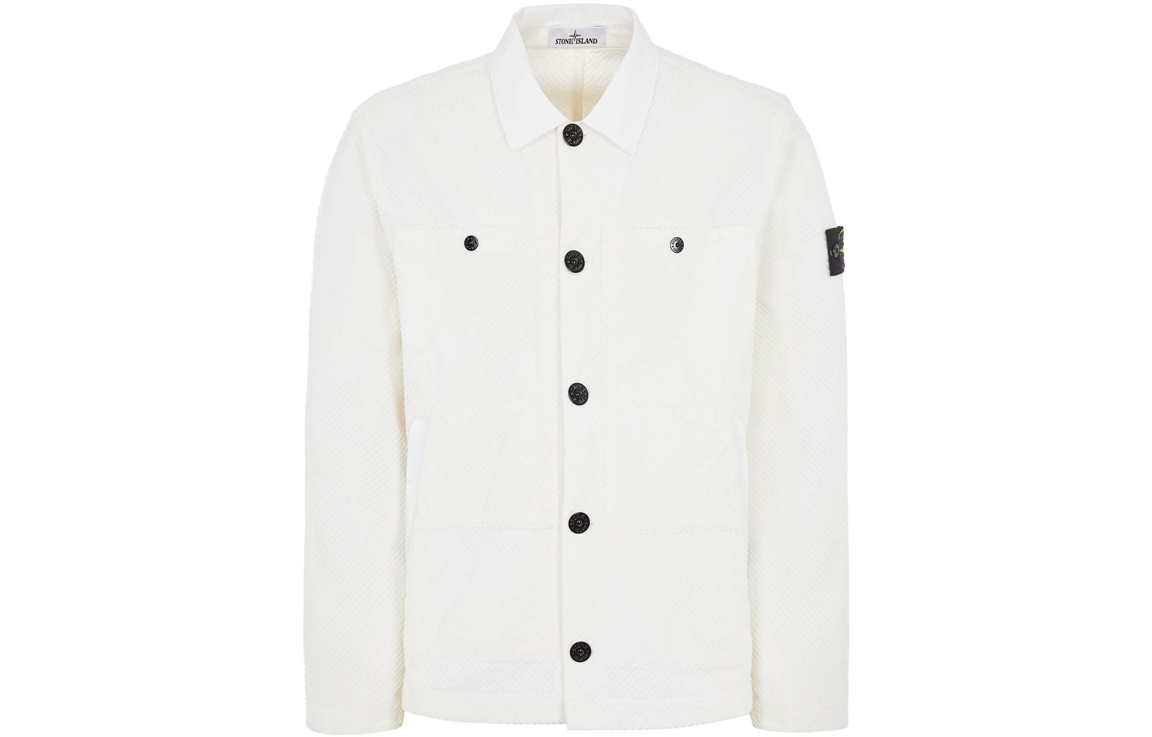 【代購】STONE ISLAND Shirts Men White