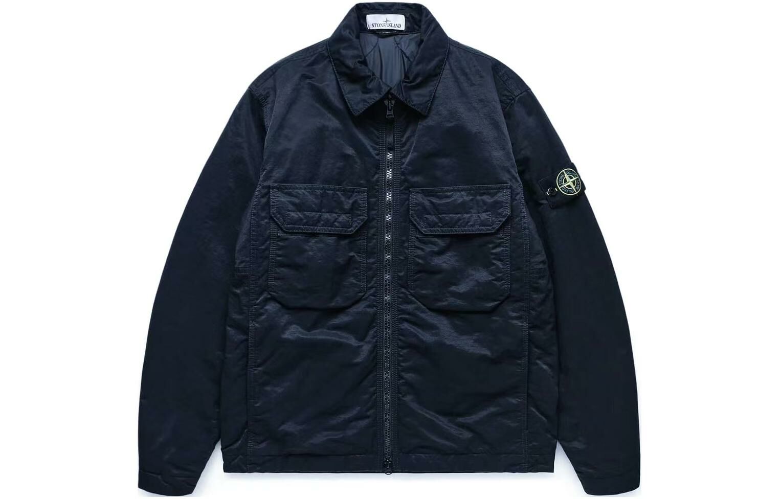 【代購】STONE ISLAND Compass-patch Shirt Jacket