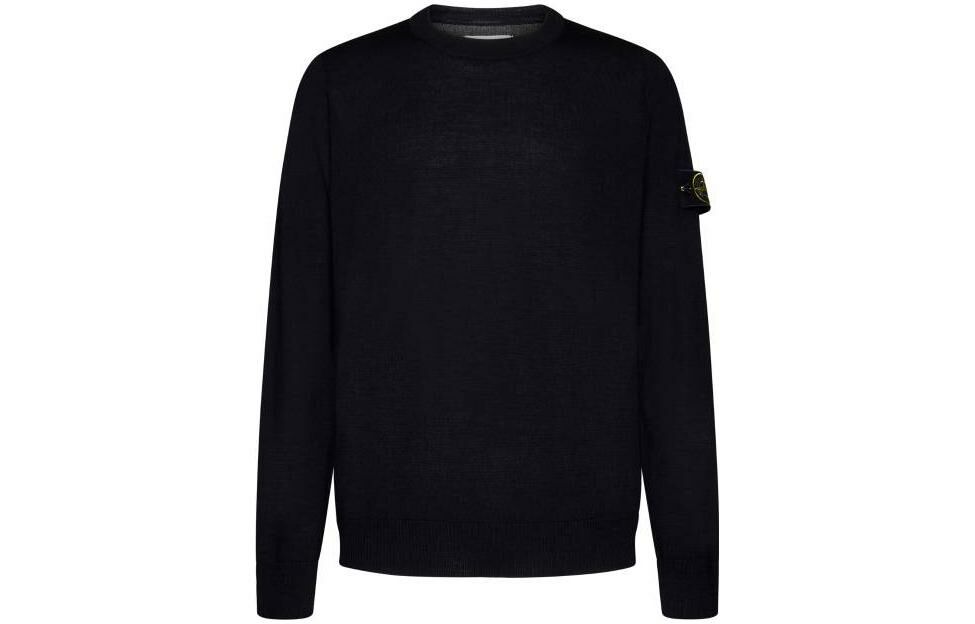 【代購】STONE ISLAND Logo Patch Crewneck Jumper