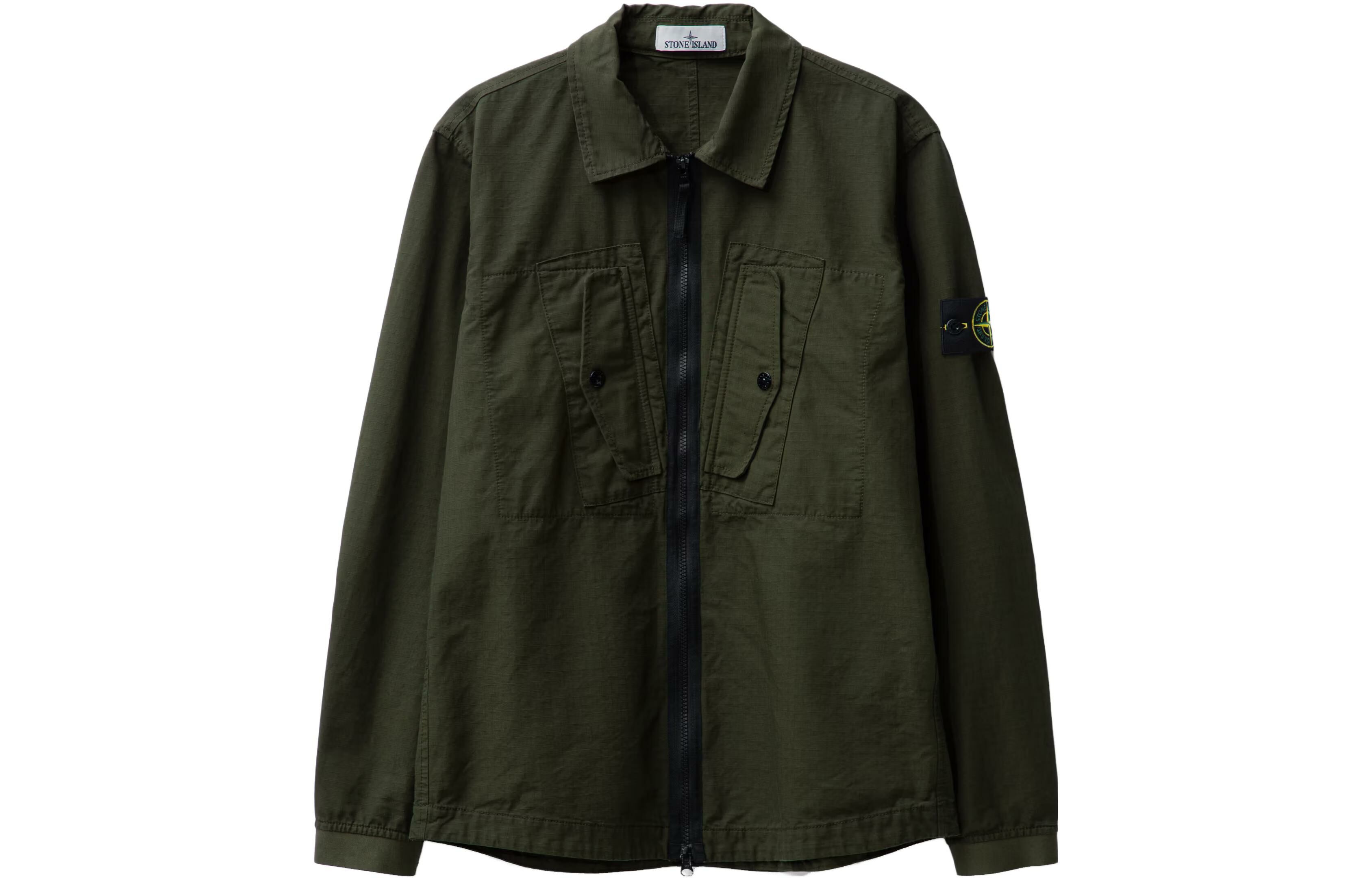 【代購】STONE ISLAND Jacket Men's Olive Green