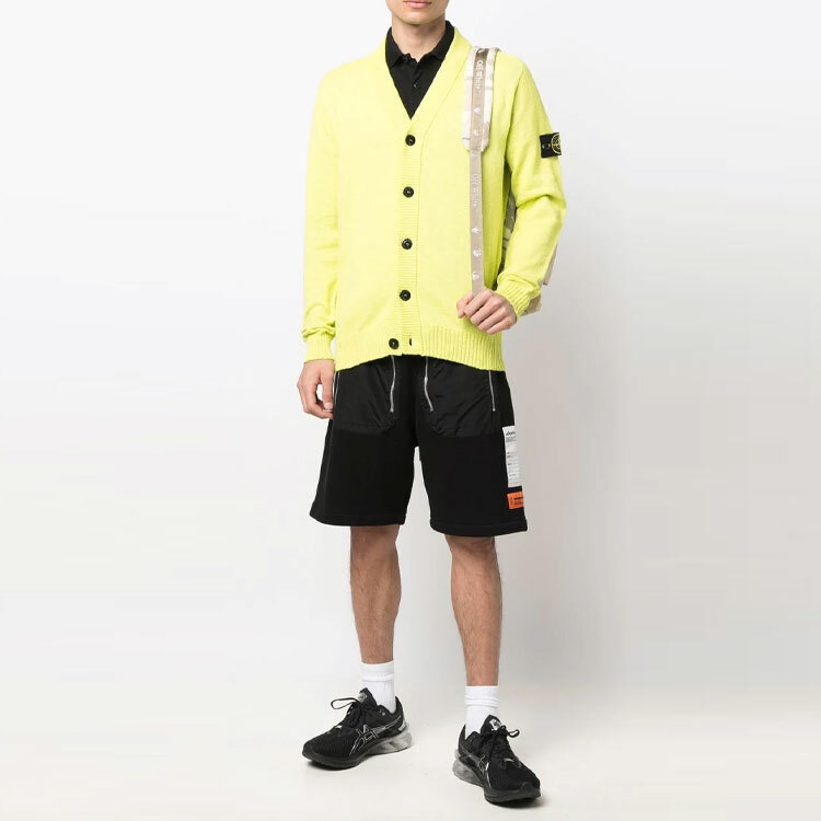 【代購】STONE ISLAND SS22 Fitted Knitwear Men's Yellow