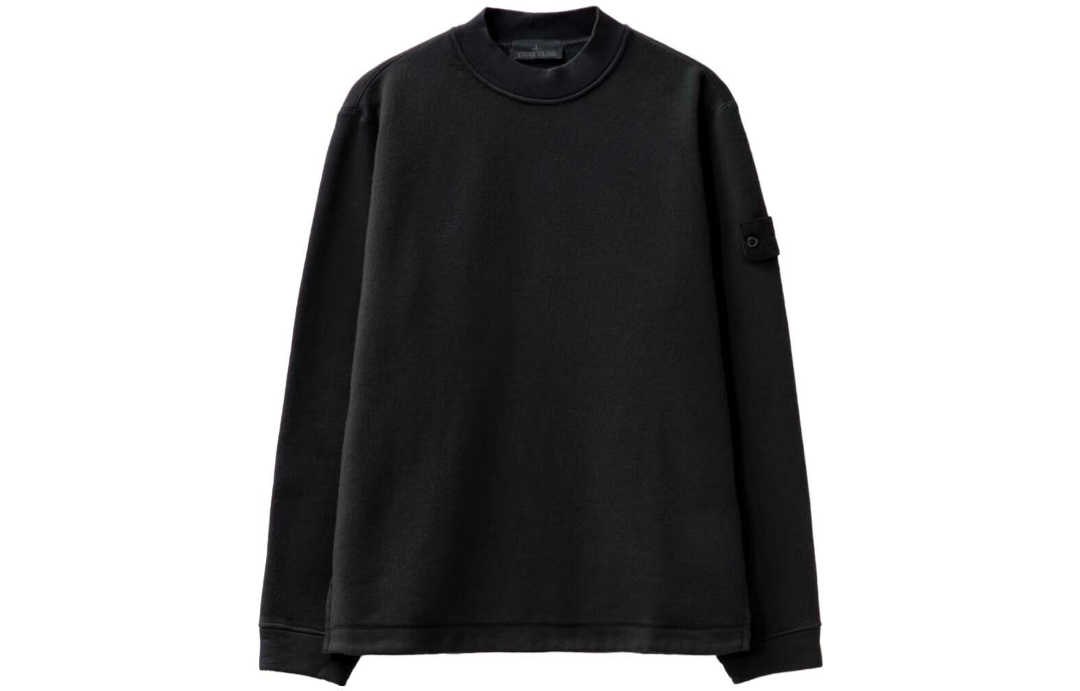 【代購】STONE ISLAND Signature Compass-motif Jersey Sweatshirt