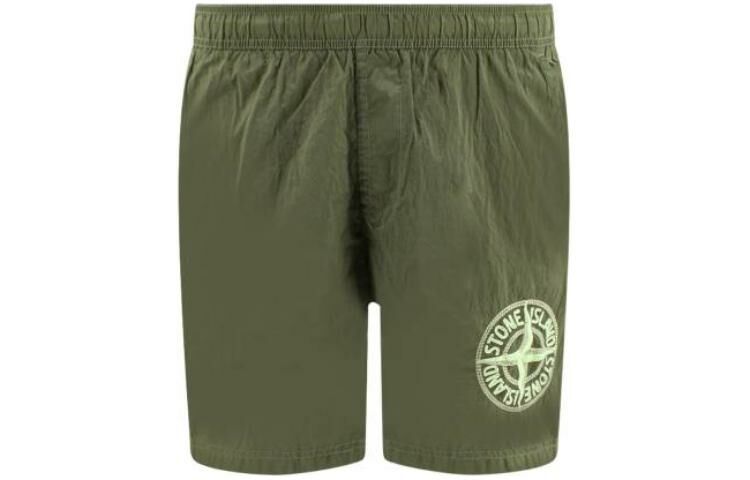 【代購】STONE ISLAND SS23 Casual Shorts Men's Green