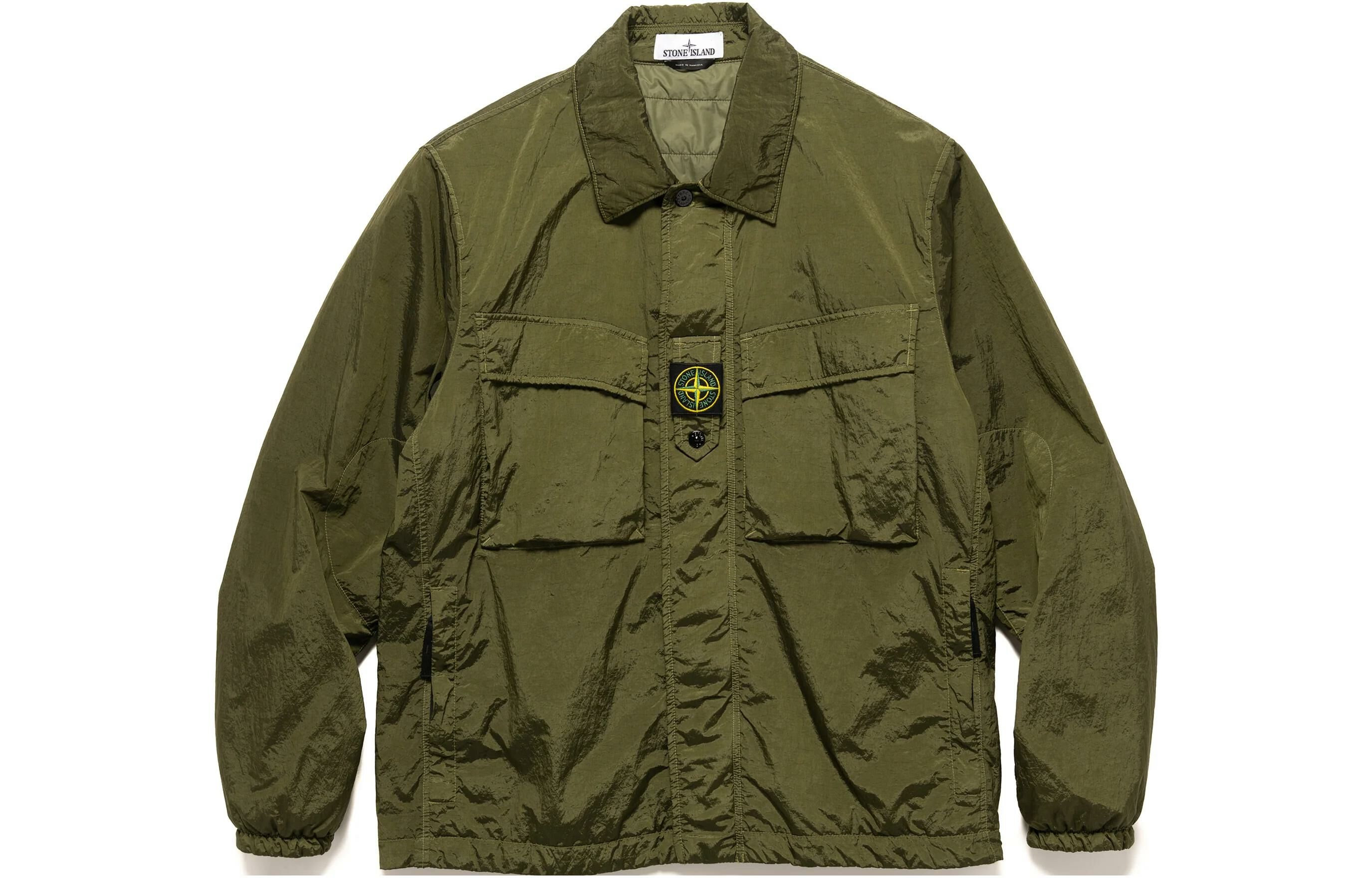 【代購】STONE ISLAND Jacket Men's Olive Green