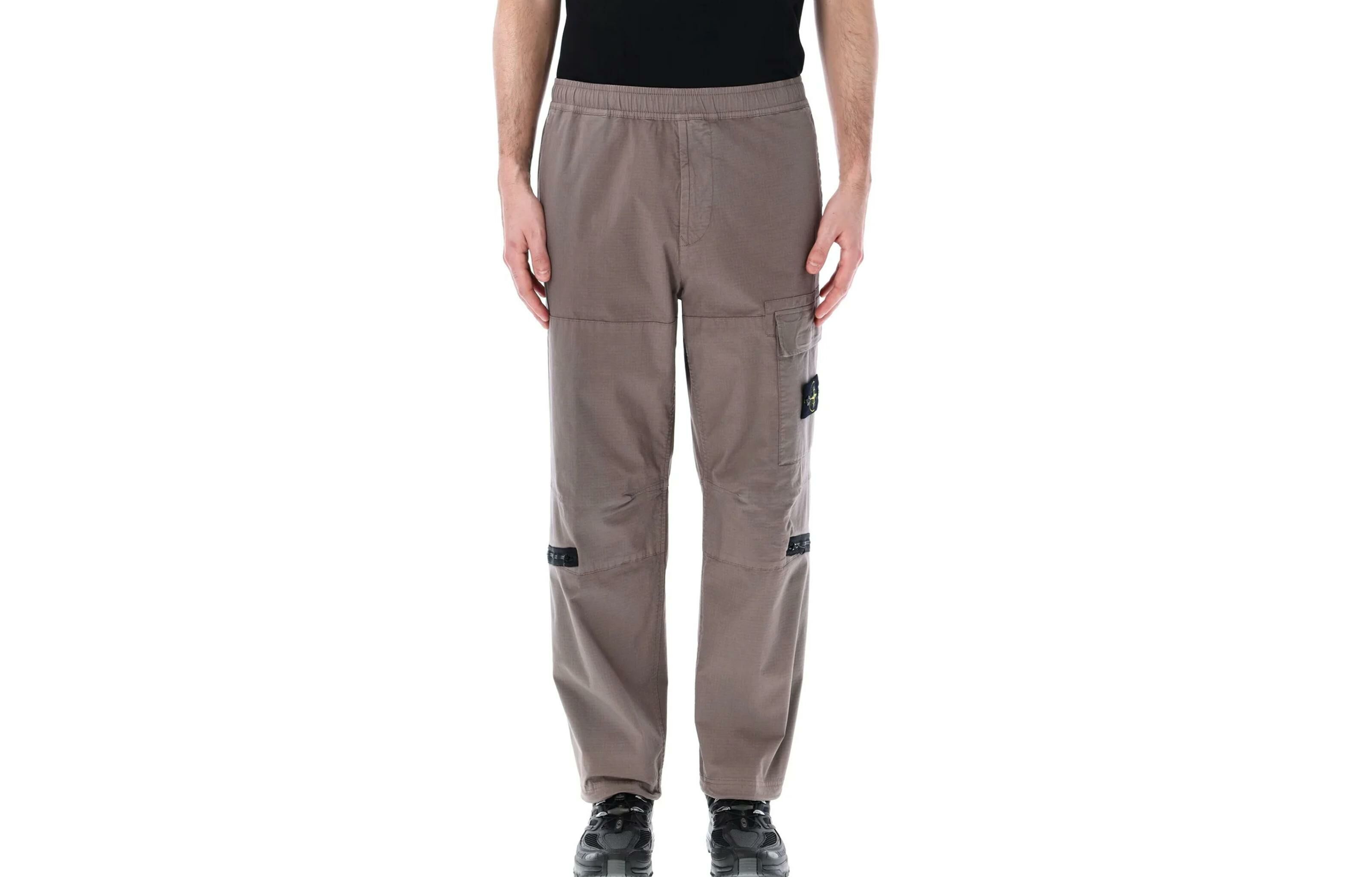 【代購】STONE ISLAND Compass-motif Cargo Pants