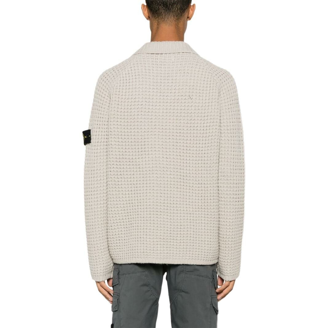 【代購】STONE ISLAND Compass Patch Collared Jumper