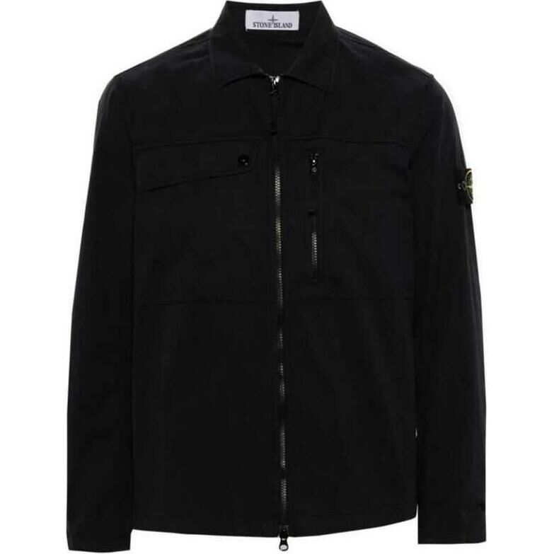 【代購】STONE ISLAND Compass-badge Shirt Jacket