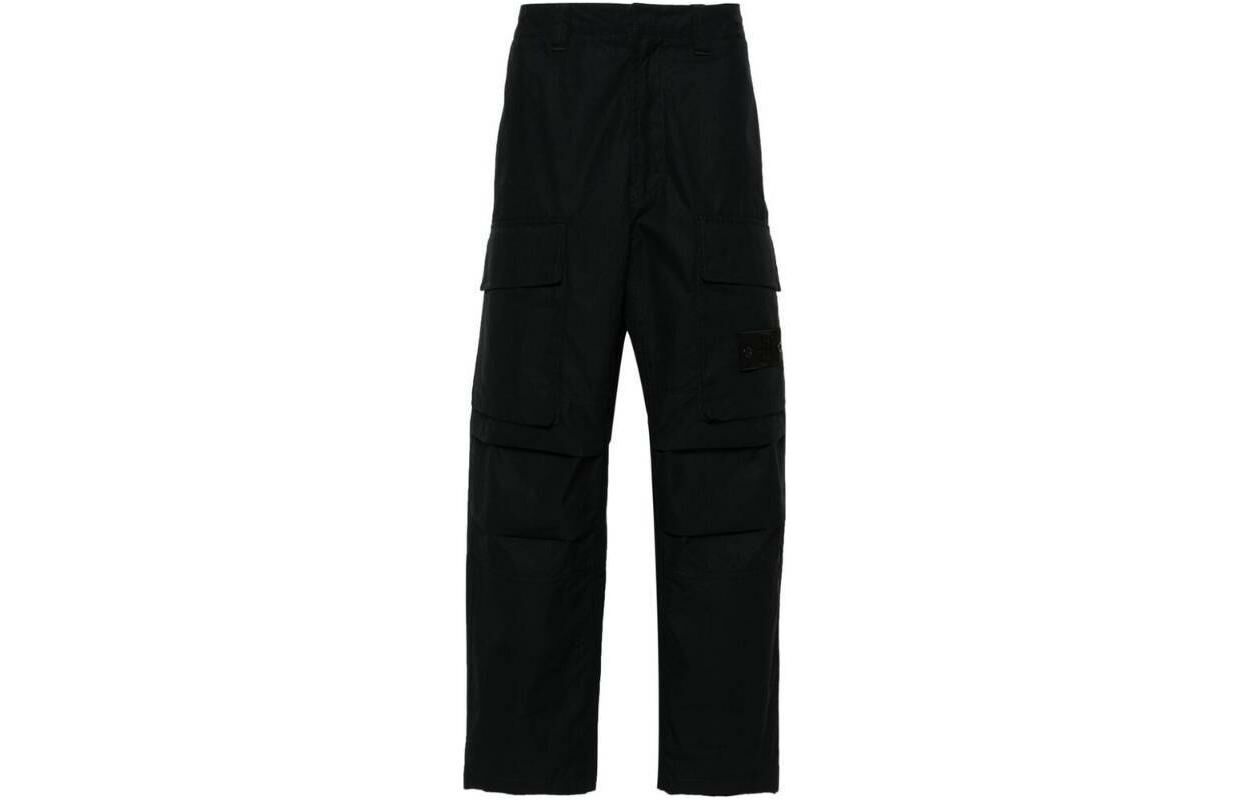 【代購】STONE ISLAND Logo-Patch Cargo Pants