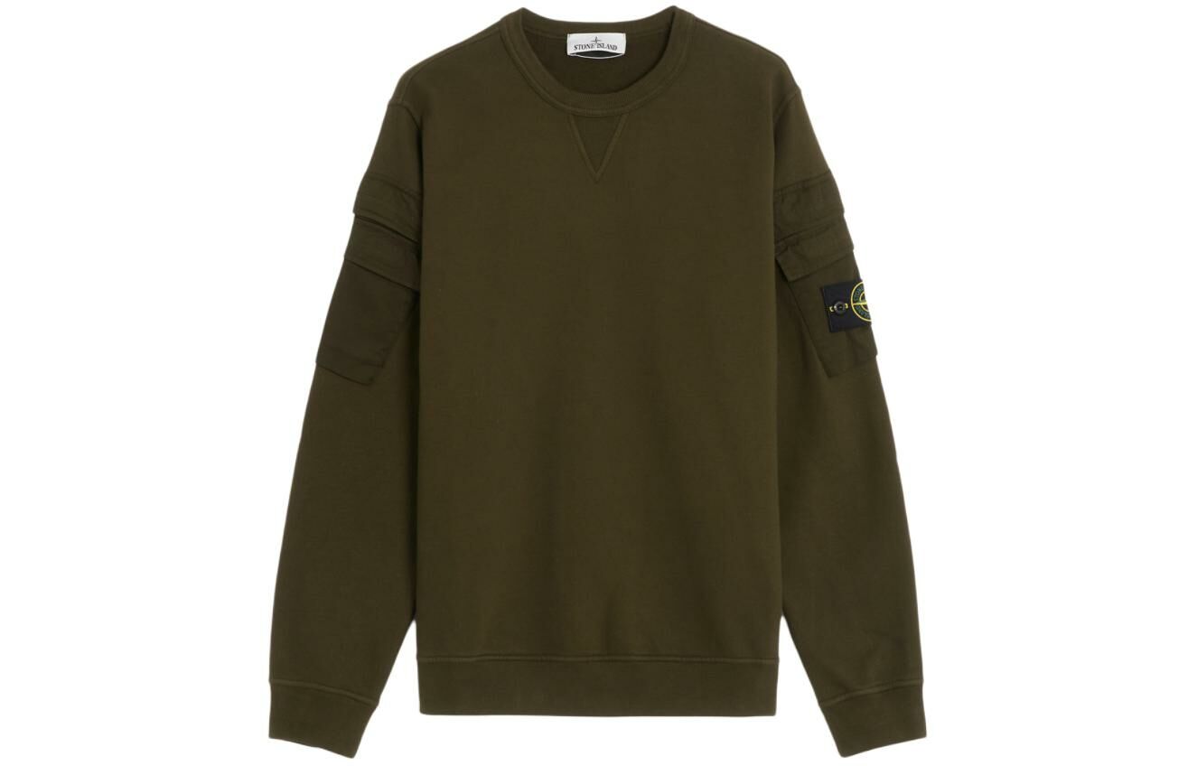 【代購】STONE ISLAND Compass-patch Crew-neck Sweatshirt