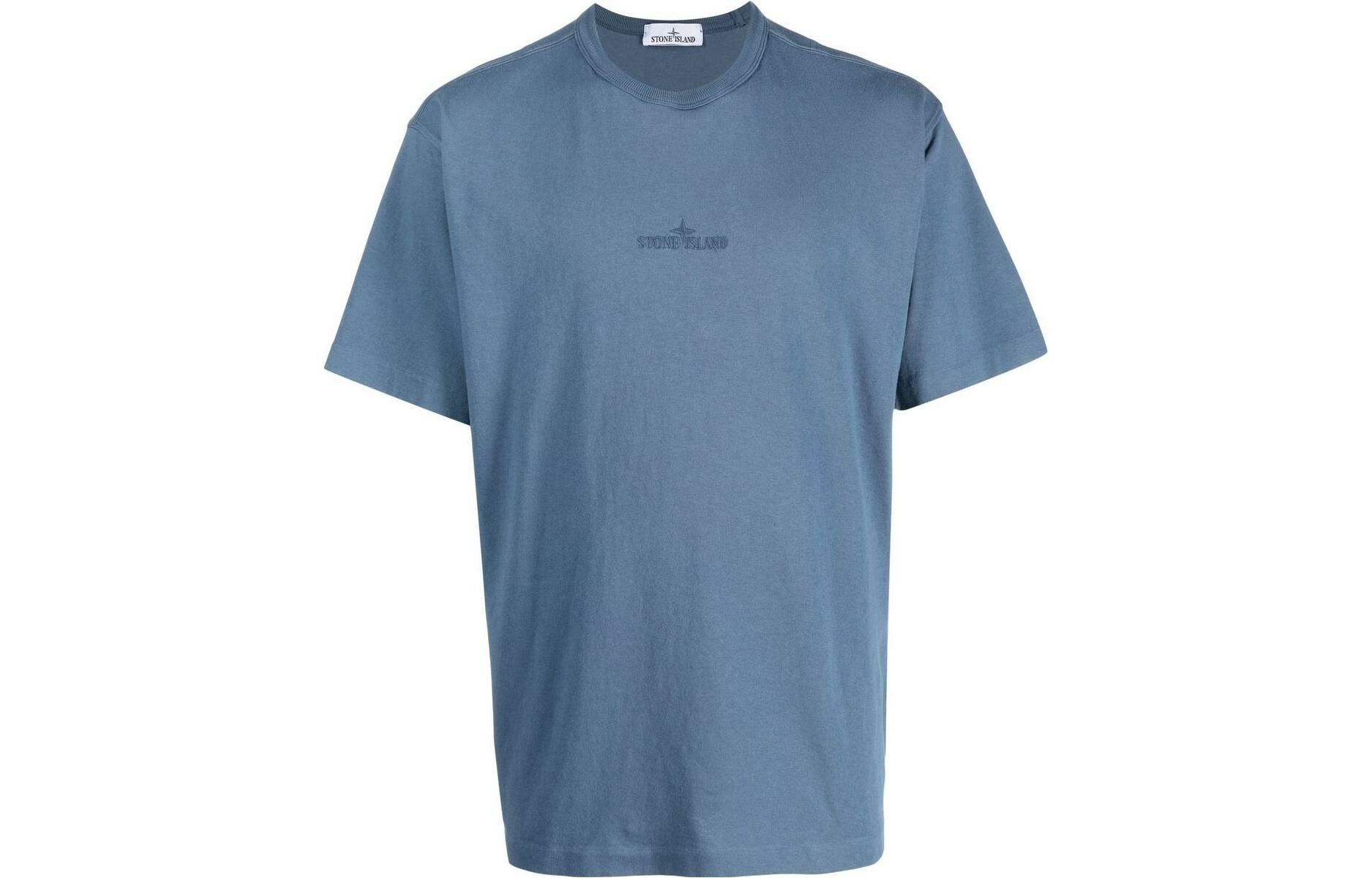 【代購】STONE ISLAND T-Shirts Men Blue