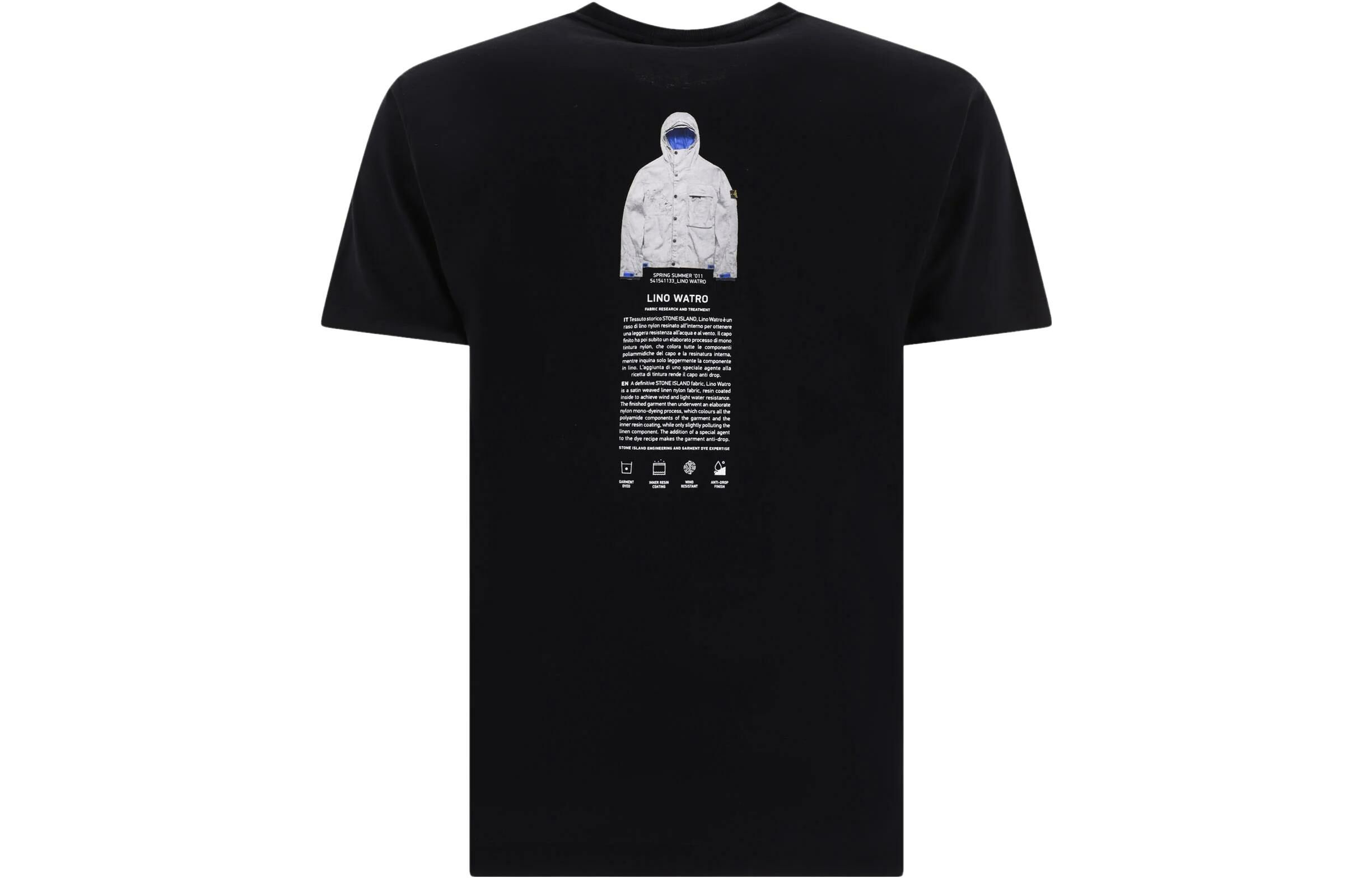 【代購】STONE ISLAND T-Shirt Men's Black