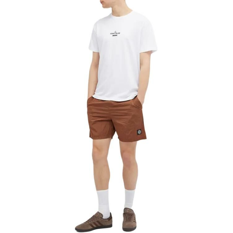 【代購】STONE ISLAND Casual Shorts Men's Dark Brown
