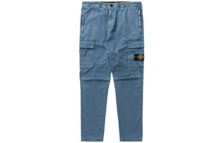 【代購】STONE ISLAND Cargo Pants Men's Blue