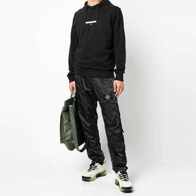【代購】STONE ISLAND Cargo Pants Men's Black