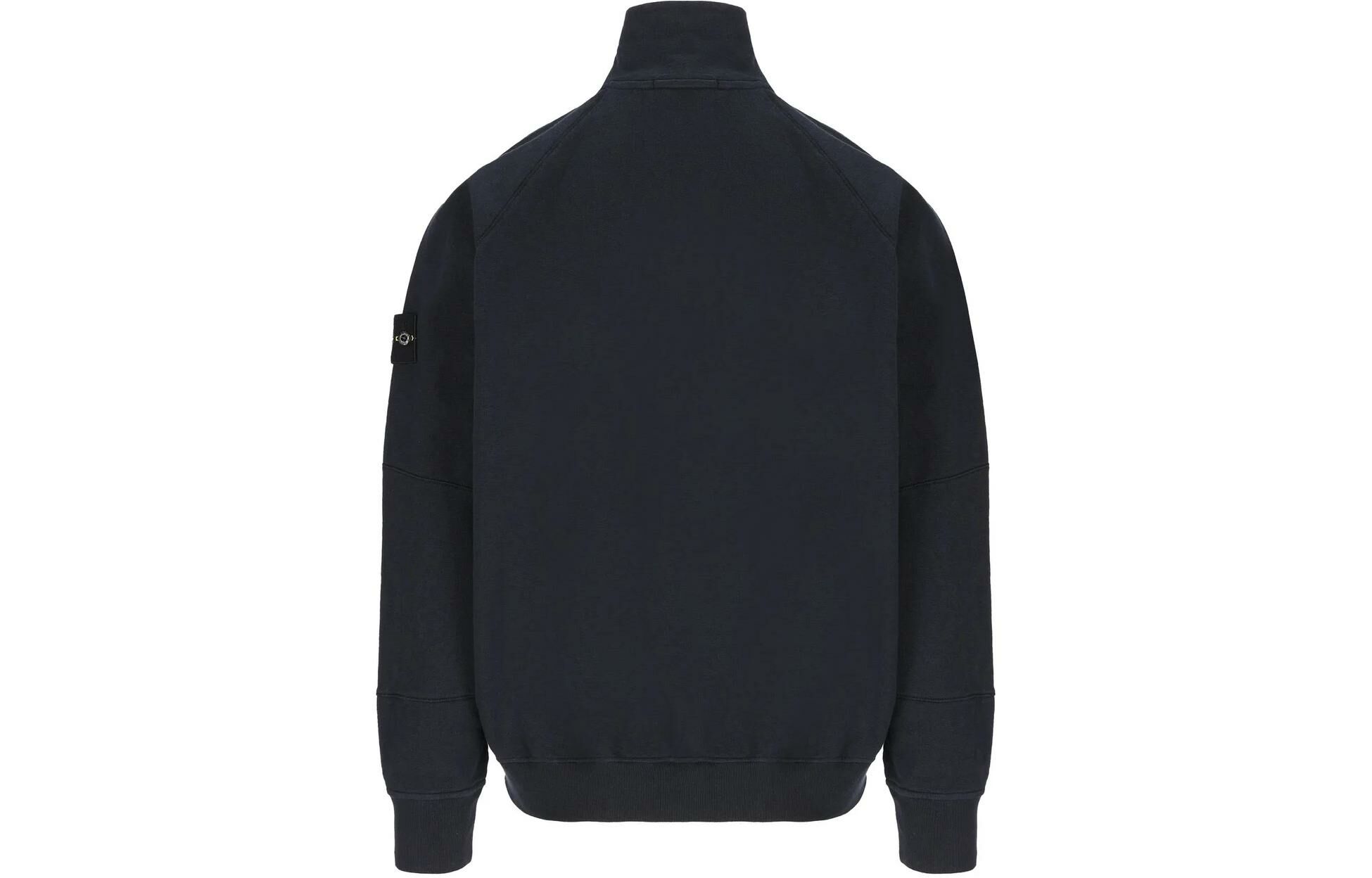 【代購】STONE ISLAND Compass-Badge High-Neck Zipped Sweatshirt