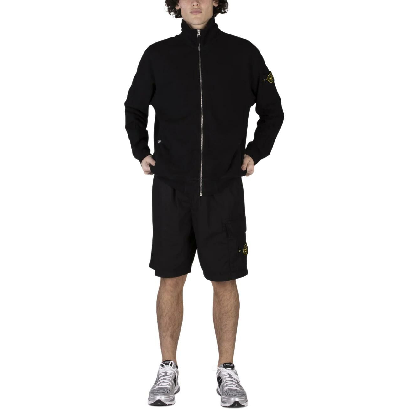 【代購】STONE ISLAND Compass-badge Cotton Cardigan