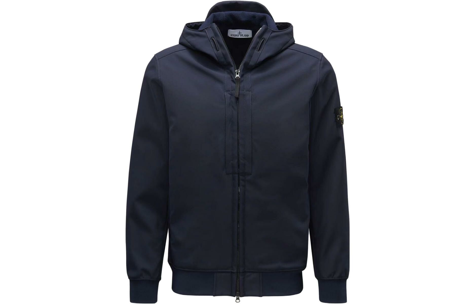 【代購】STONE ISLAND Logo-patch Zip-front Hooded Jacket