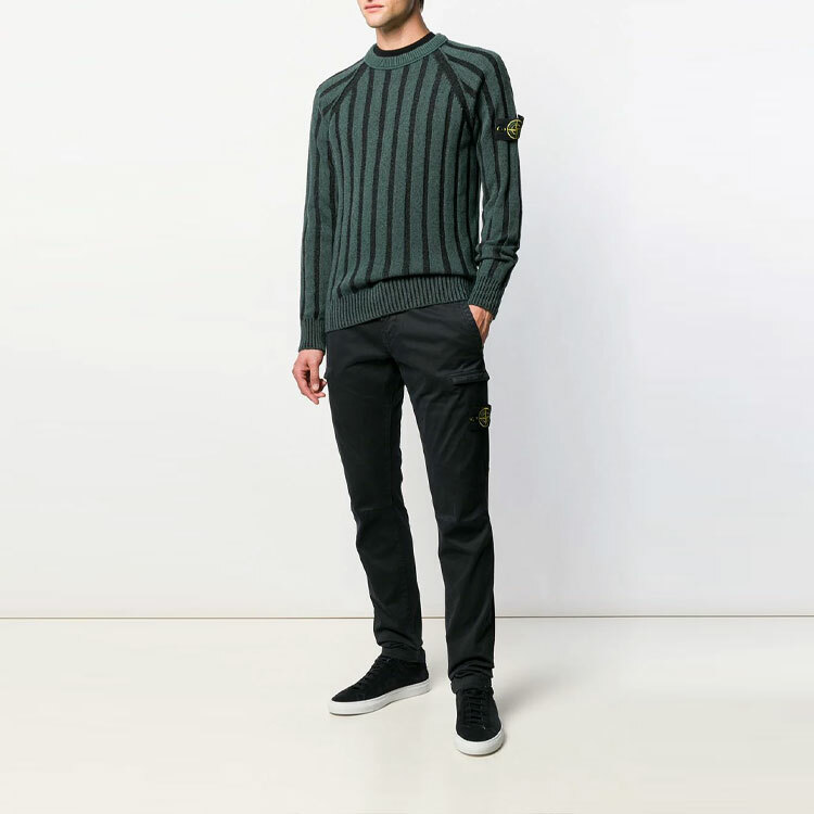 【代購】STONE ISLAND Casual Pants Men Navy Blue