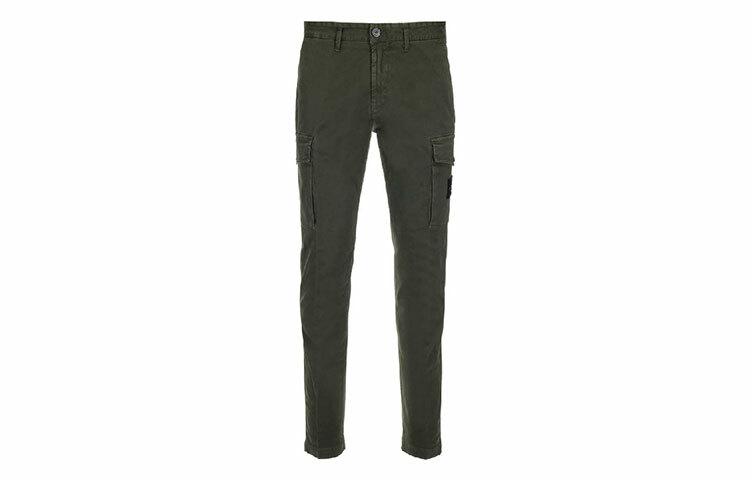 【代購】STONE ISLAND Cargo Pants Men Musk Green