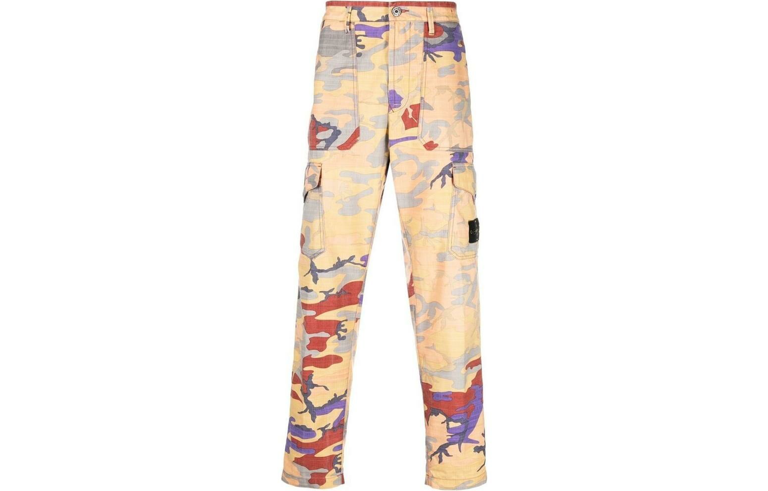 【代購】STONE ISLAND Cargo Pants Men Multicolor