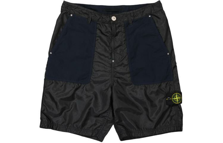 【代購】STONE ISLAND Compass-motif Cargo Shorts