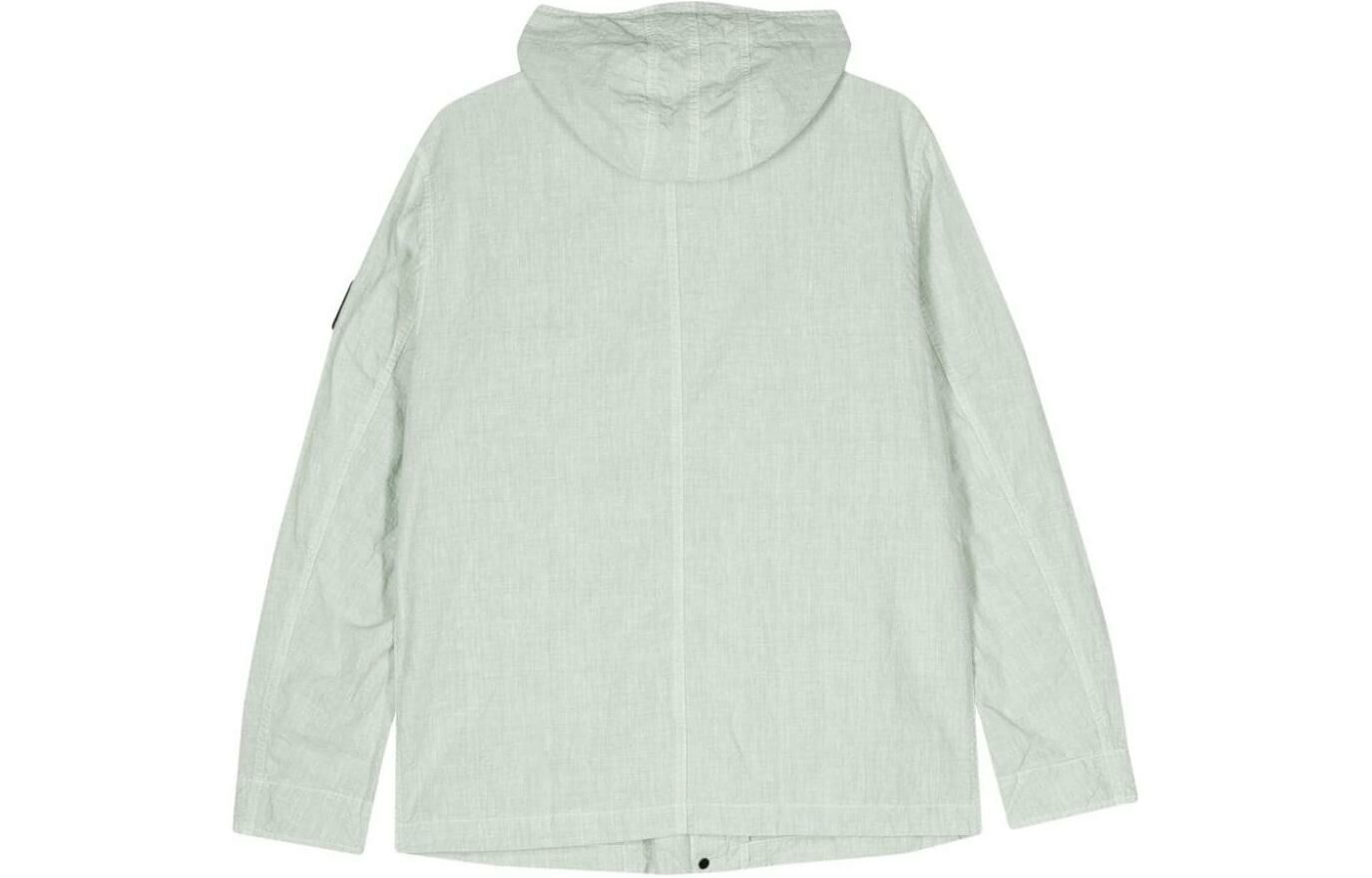 【代購】STONE ISLAND Compass-badge Linen Blend Jacket