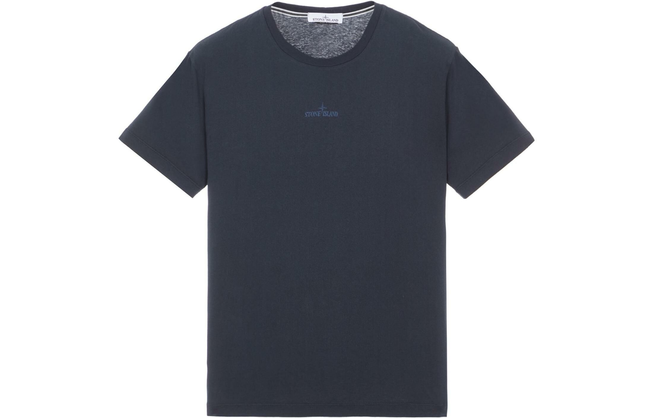 【代購】STONE ISLAND T-Shirts Men Marine Blue