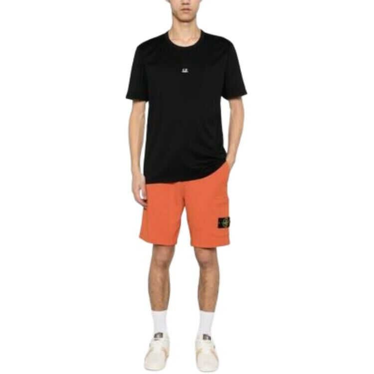 【代購】STONE ISLAND Logo Patch Drawstring Bermuda Shorts