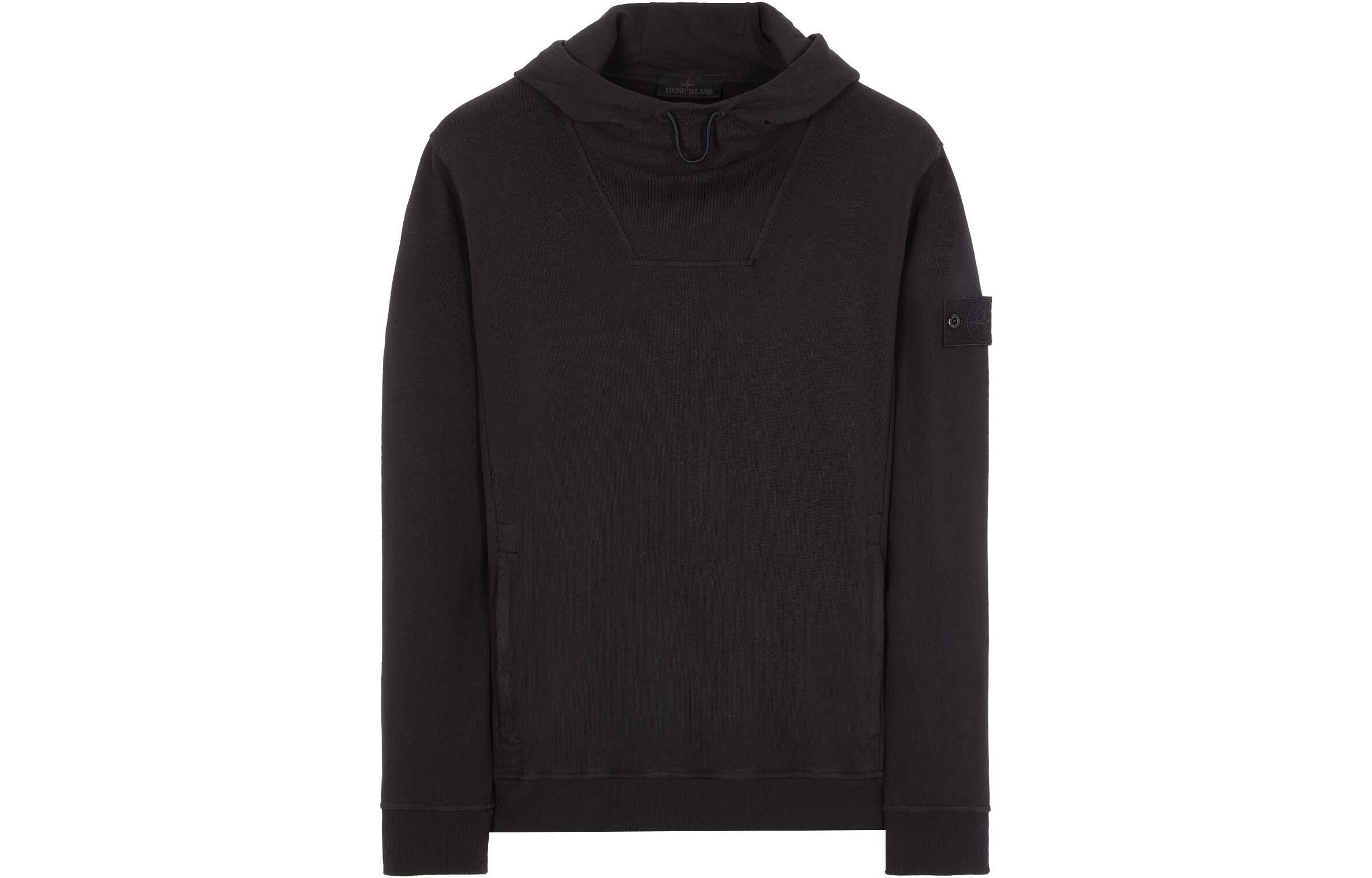 【代購】STONE ISLAND Compass-appliqué Cotton Hoodie