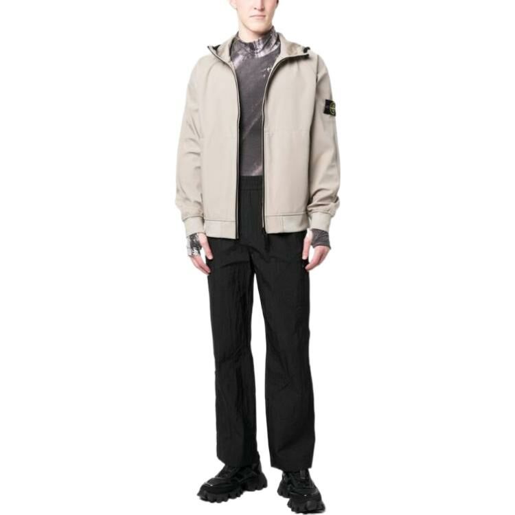 【代購】STONE ISLAND LIGHT SOFT SHELL-R SERIES SOFT SHELL Jackets Coats Men's Dove Gray Color