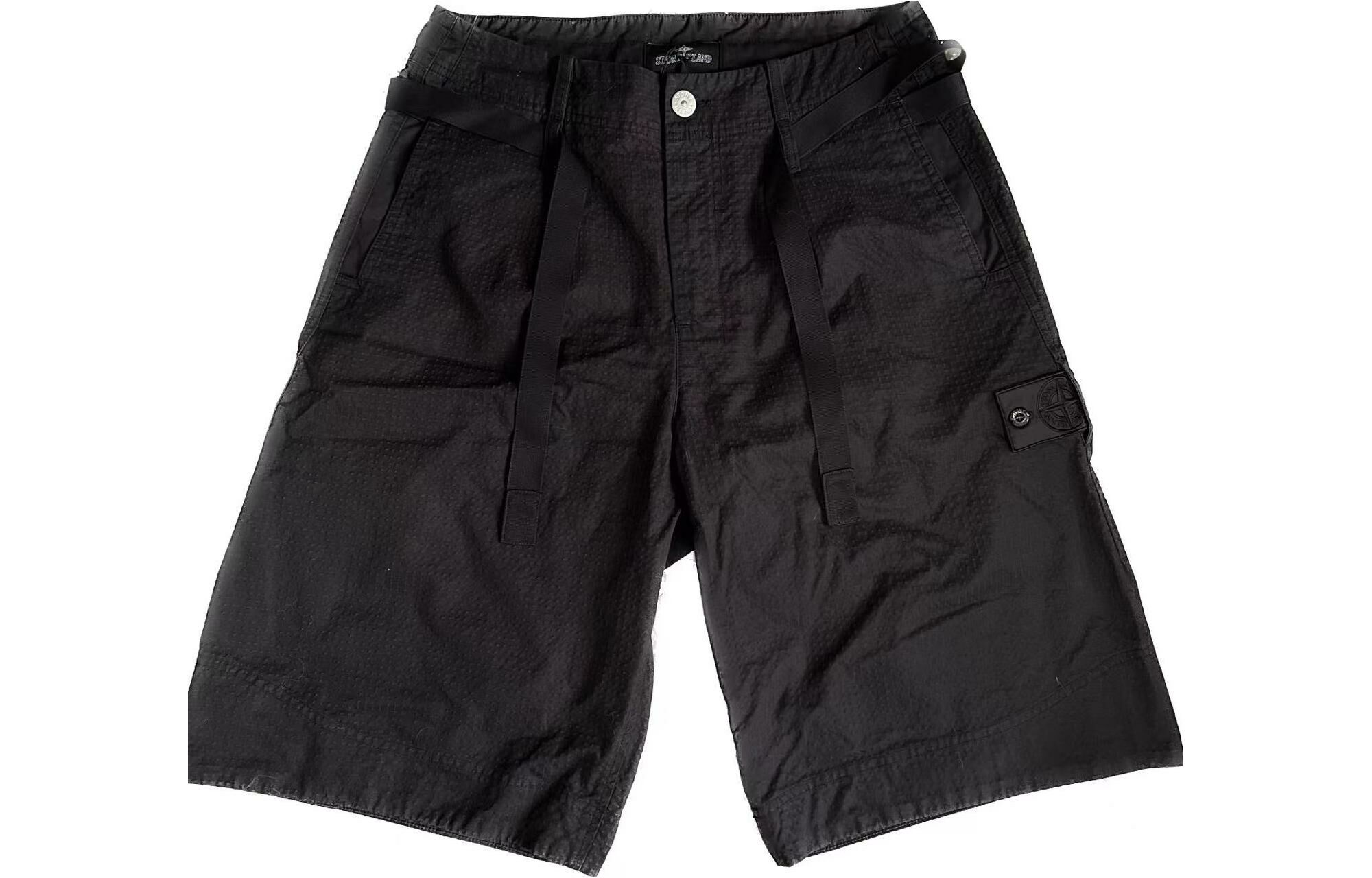【代購】STONE ISLAND Casual Shorts Men's Black