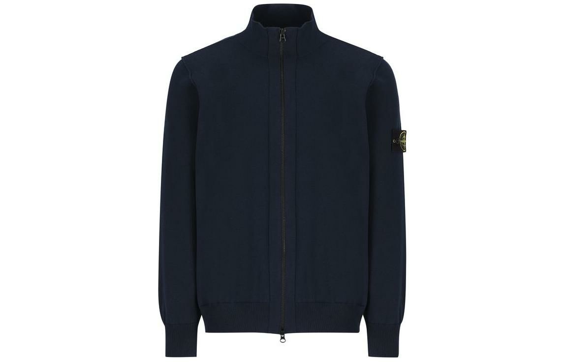 【代購】STONE ISLAND Logo Patch Zipped Jumper