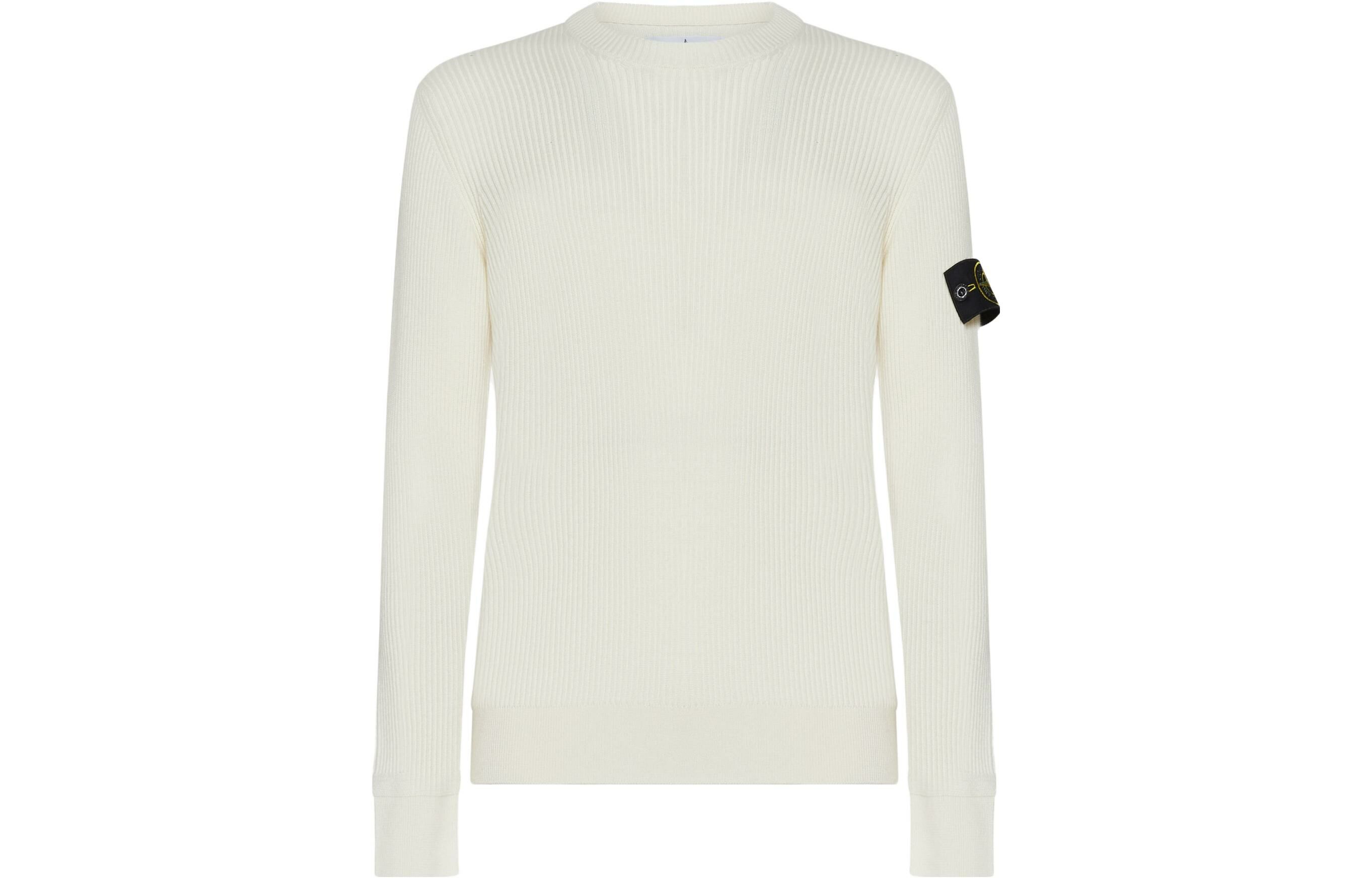 【代購】STONE ISLAND Logo Patch Crewneck Knitted Jumper