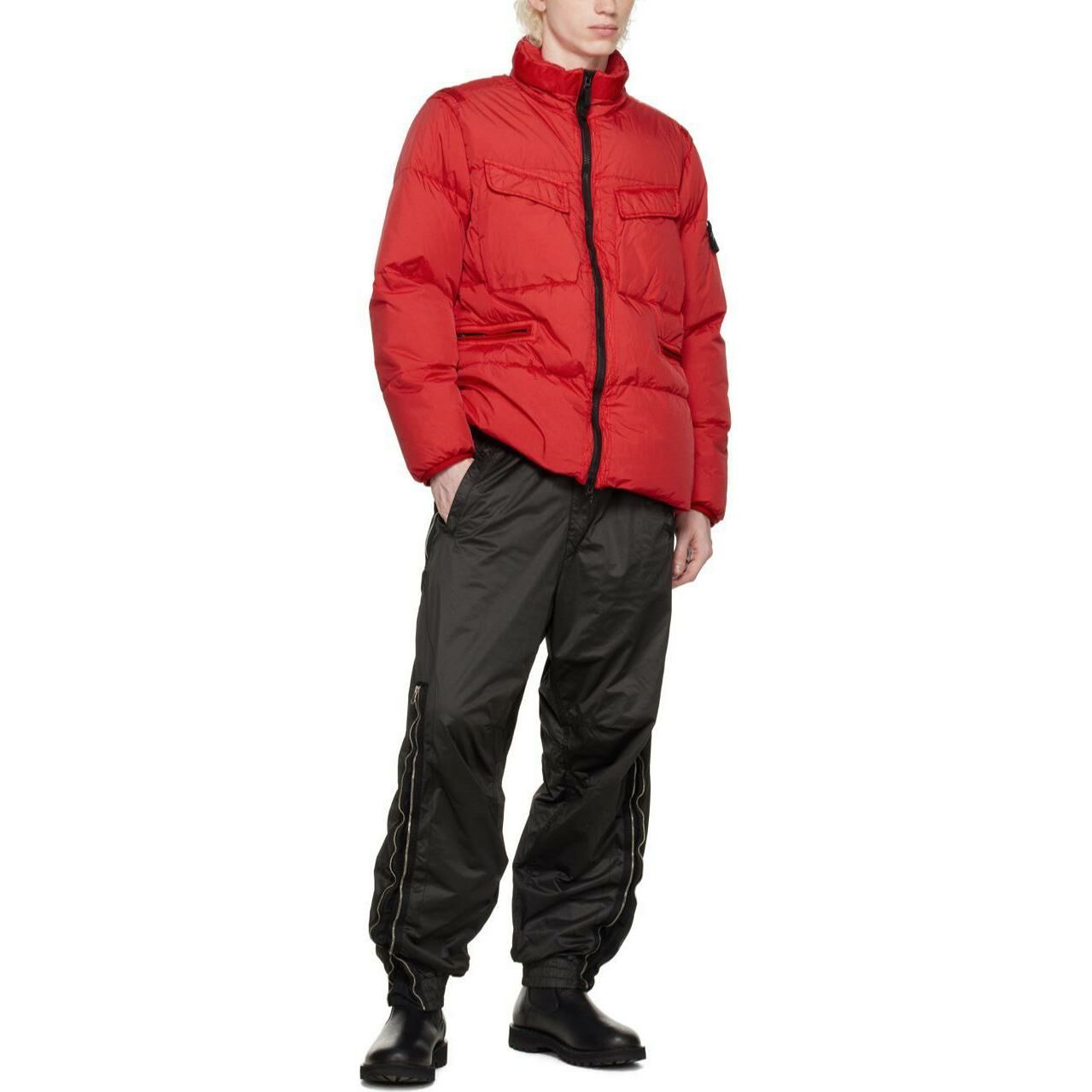 【代購】STONE ISLAND Down Jacket Men's Red