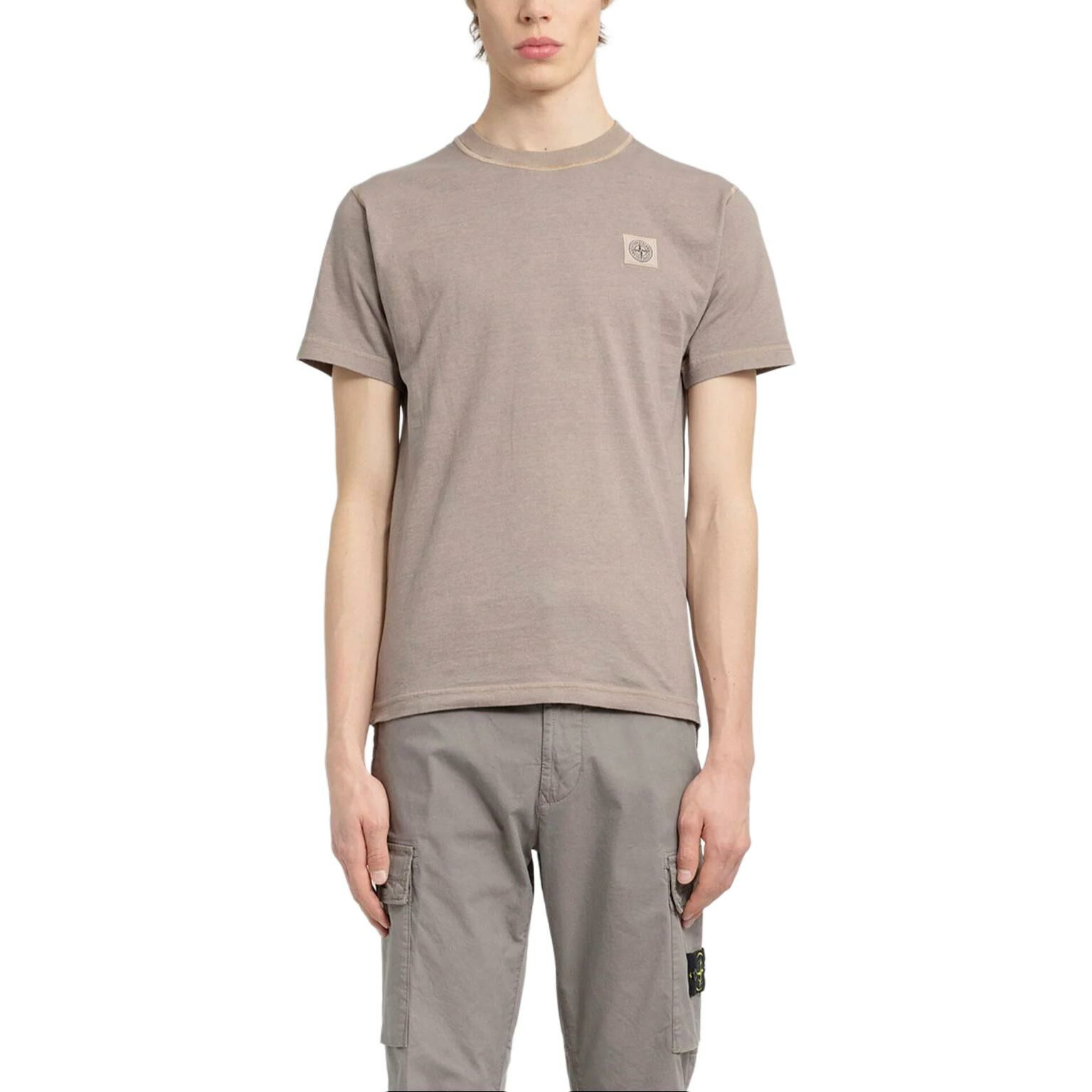 【代購】STONE ISLAND T-Shirt Men's Umber