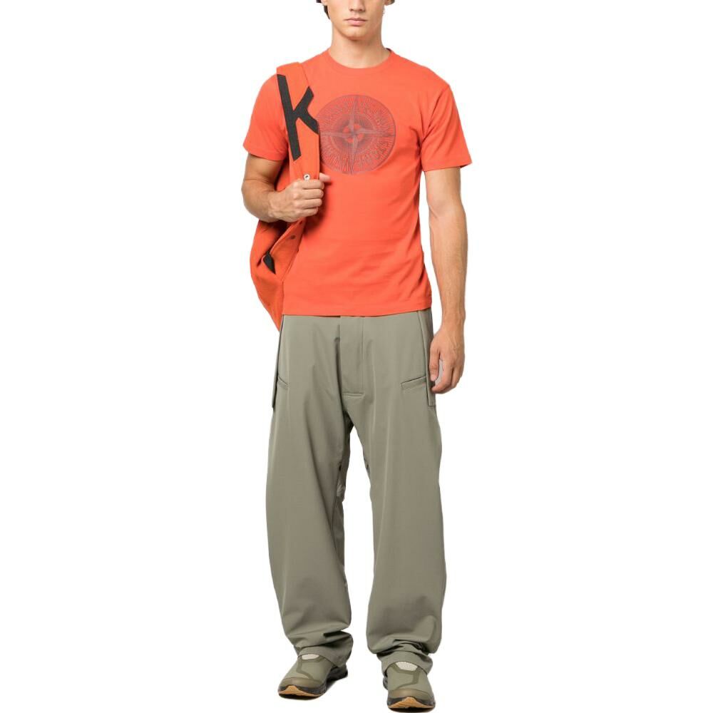 【代購】STONE ISLAND T-Shirts Men Orange