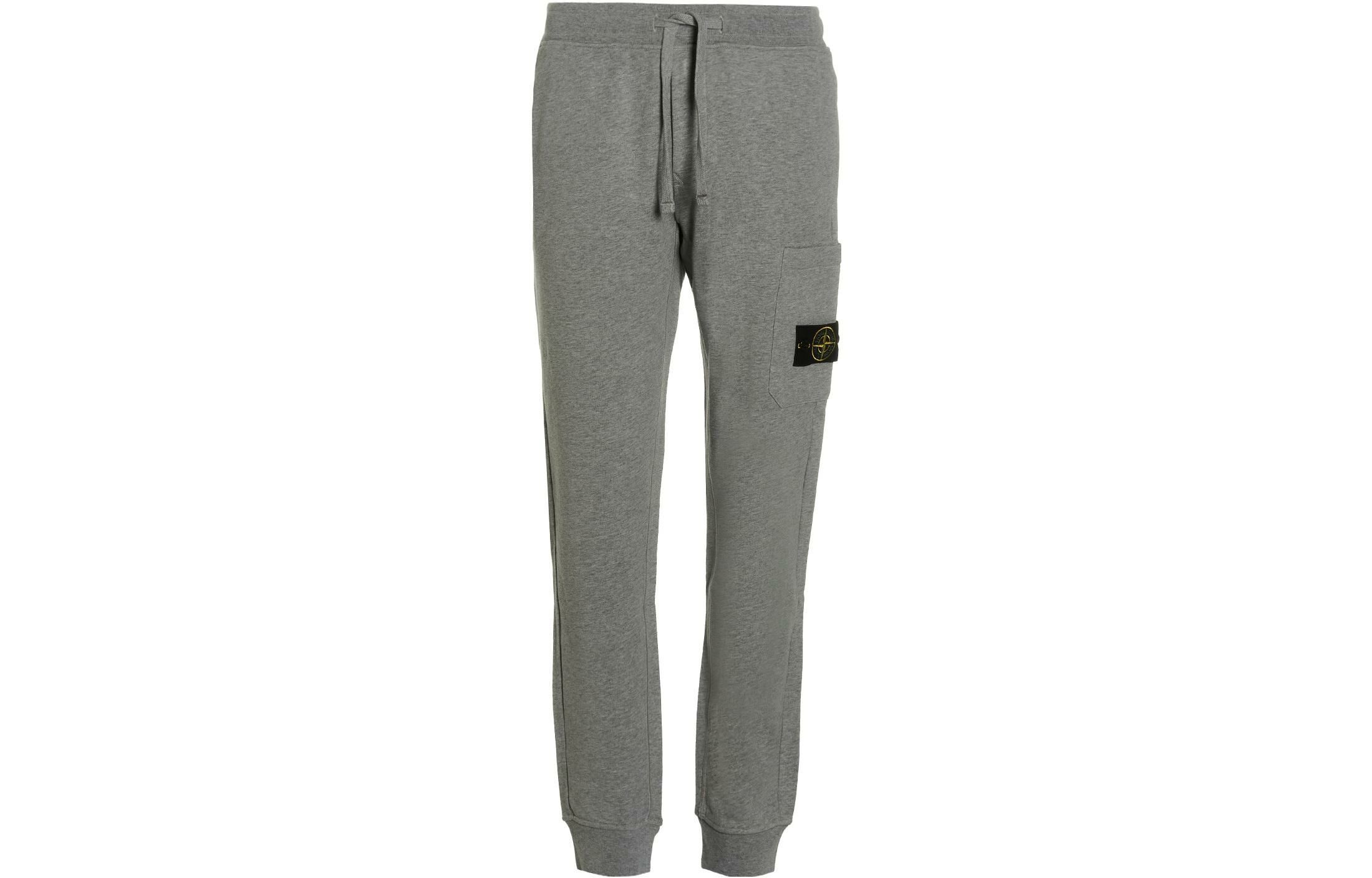 【代購】STONE ISLAND Logo Patch Tapered Leg Sweatpants