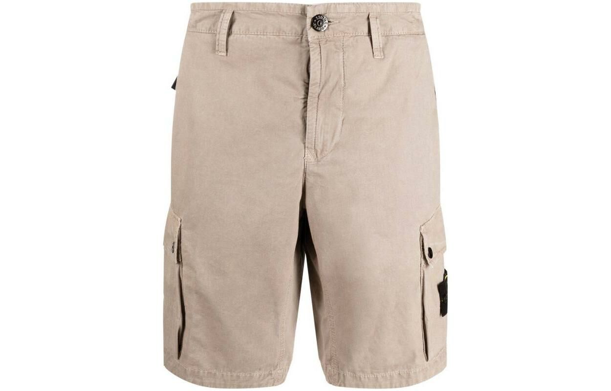 【代購】STONE ISLAND Casual Shorts Men Gray White