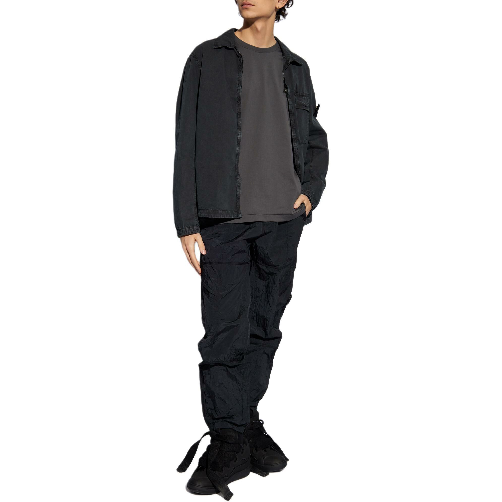 【代購】STONE ISLAND SS24 Jackets Coats Men's Charcoal Gray