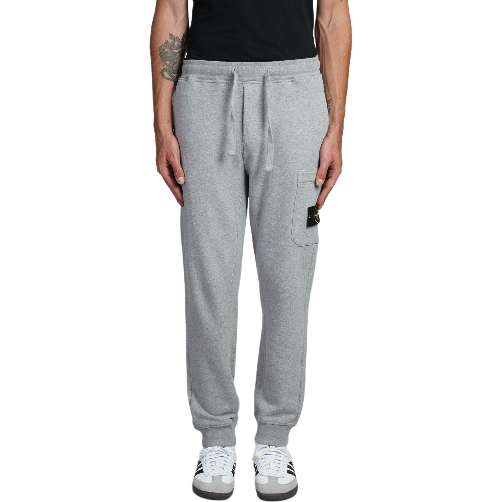 【代購】STONE ISLAND Logo Patch Drawstring Sweatpants